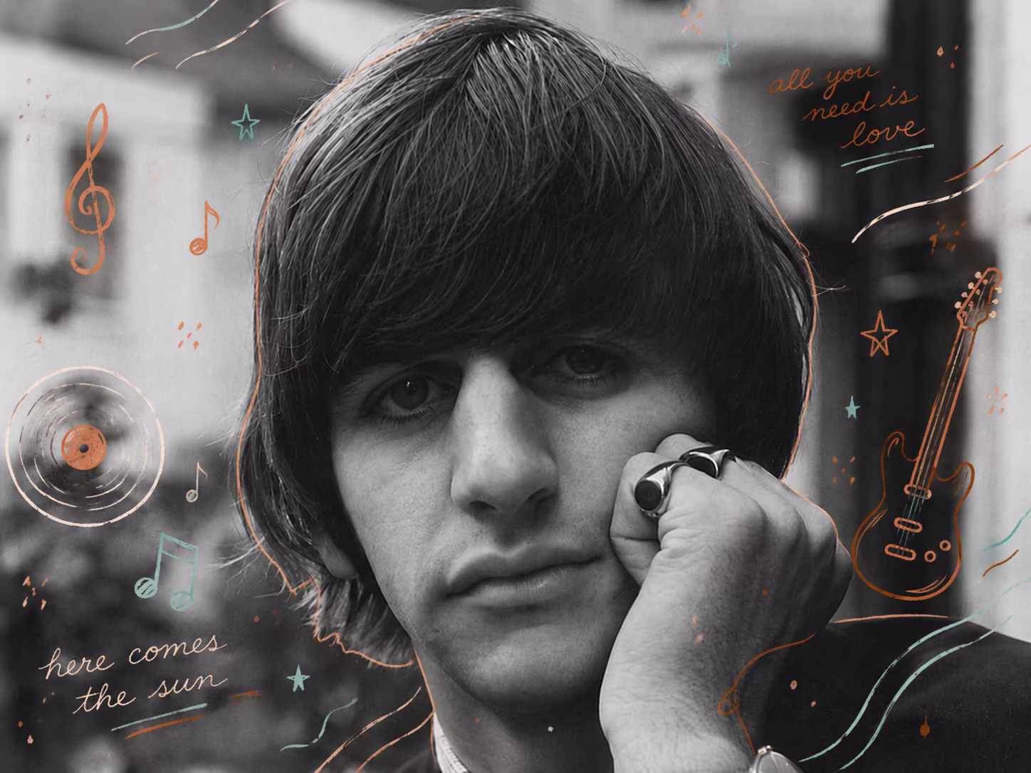 Lucas, guitar teacher, playing guitar